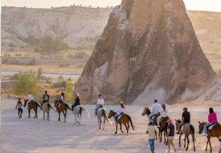 Sunset Horseback Riding Tour Through the Valleys of Cappadocia