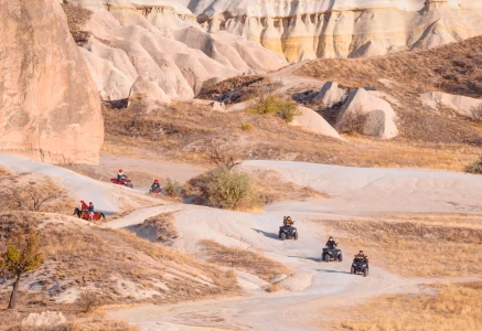 Sunset ATV Tour Through the Valleys of Cappadocia