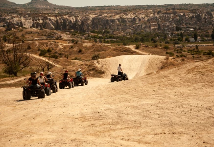 Sunset ATV Tour Through the Valleys of Cappadocia
