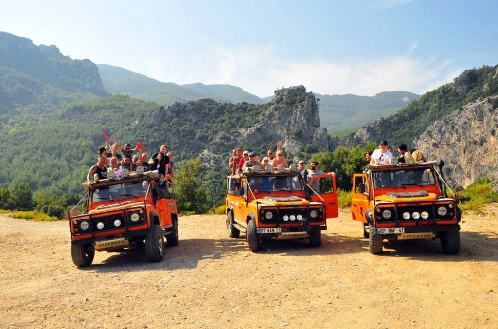 1 Day Antalya Adventure Tours (Jeep Safari - Rafting - Zipline Adventure )