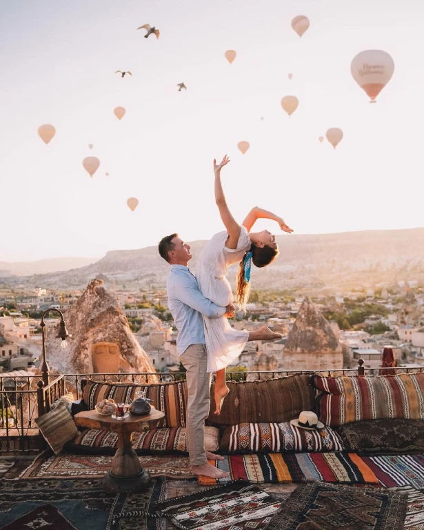 コザ 洞窟 ホテル ルーフトップ サンライズ 撮影