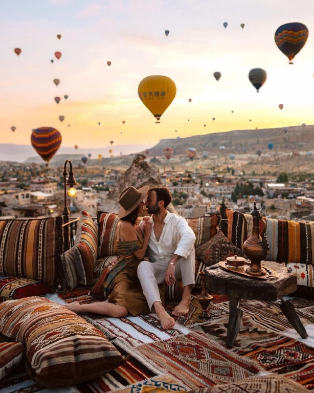 コザ 洞窟 ホテル ルーフトップ サンライズ 撮影