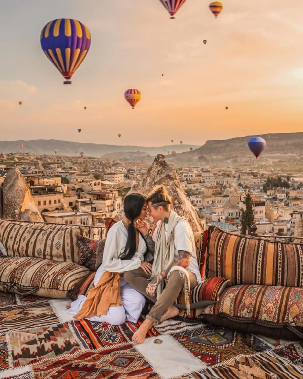 コザ 洞窟 ホテル ルーフトップ サンライズ 撮影