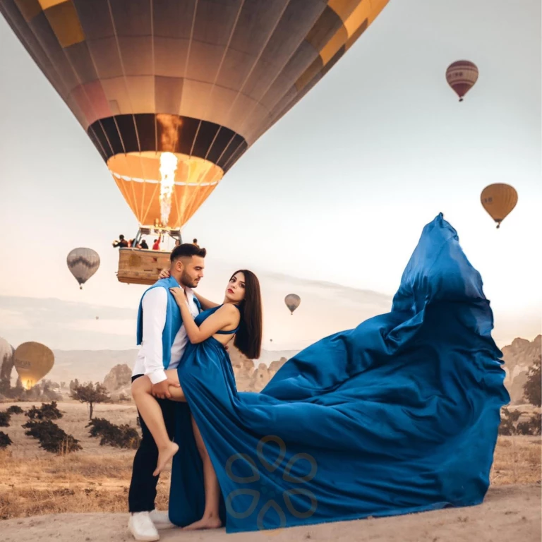 拍摄时租去的衣服