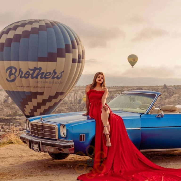 拍摄时租去的衣服