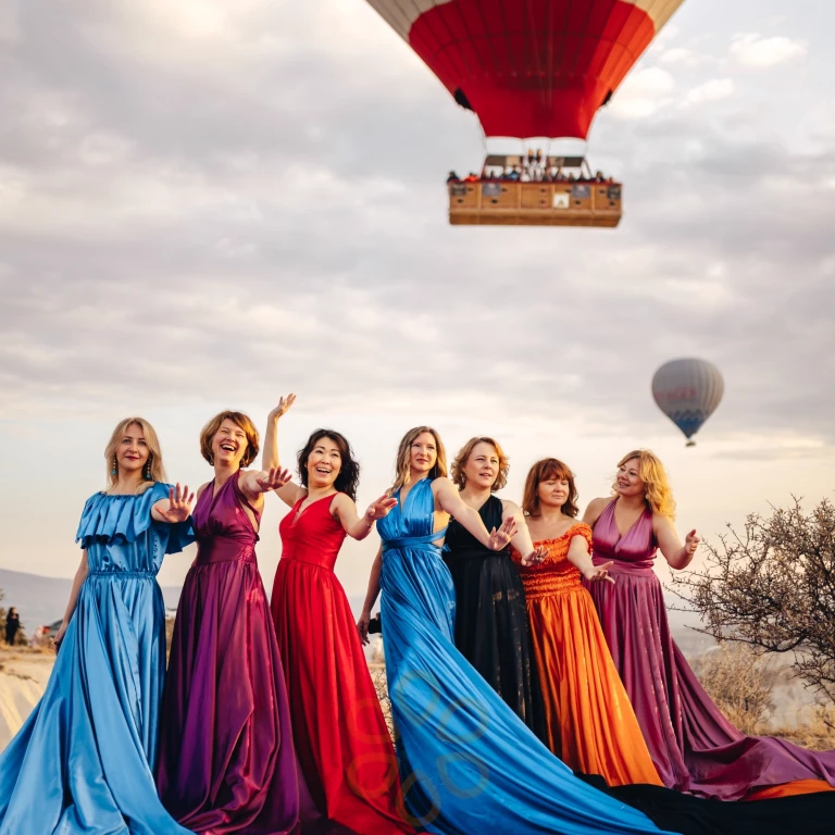 拍摄时租去的衣服