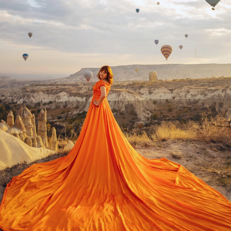 拍摄时租去的衣服