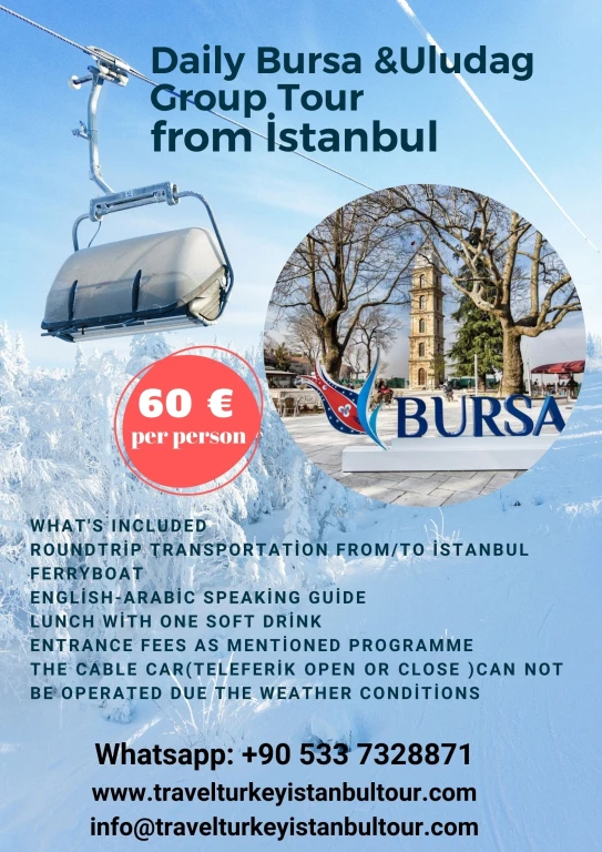Bursa Uludag Daily Group Tour from İstanbul