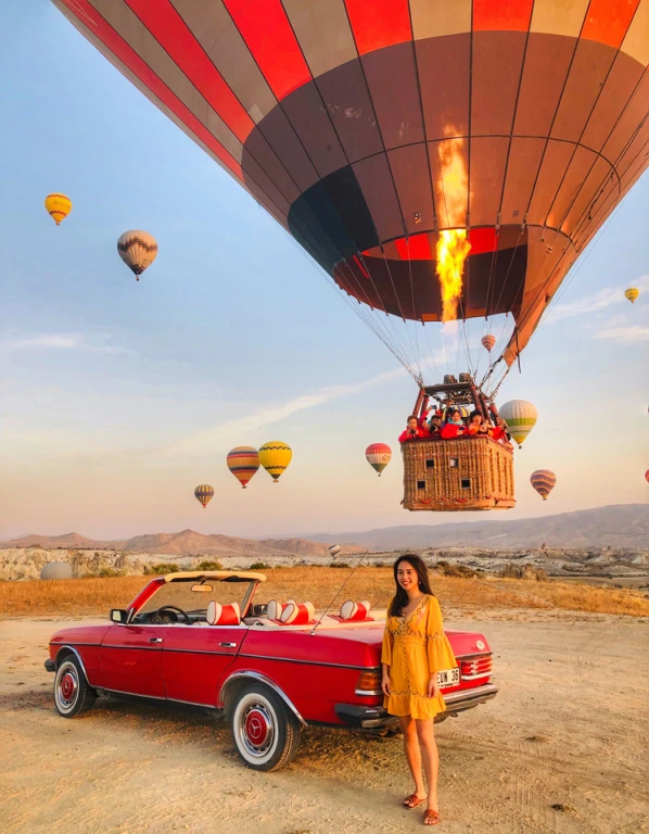 جولة السيارات الكلاسيكية في كابادوكيا
