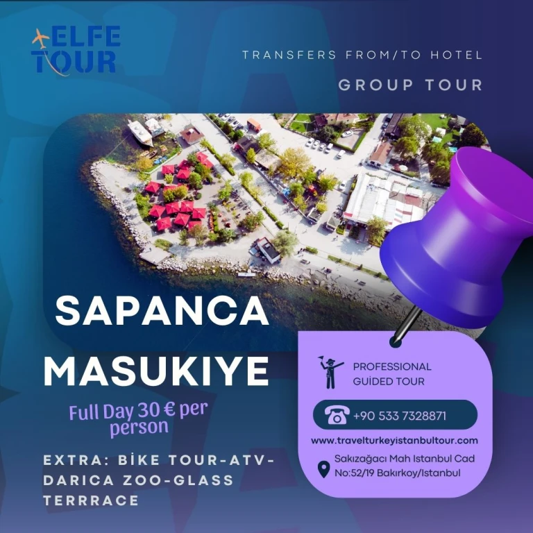 Günlük Sapanca Maşukiye Grup Turu İstanbul'dan