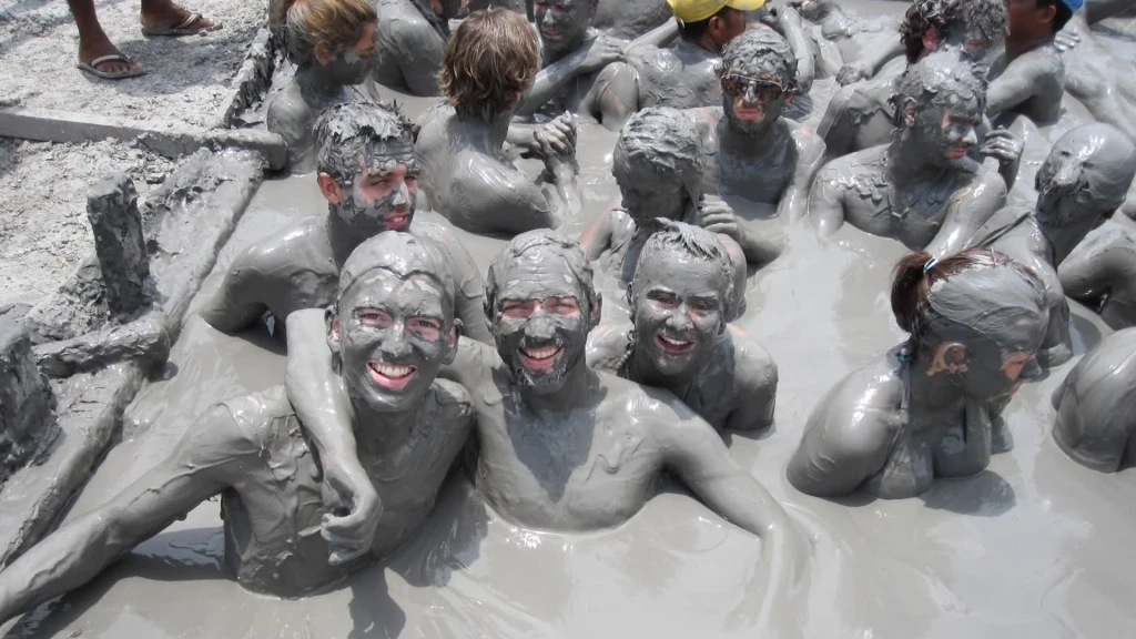 Калната баня в Далян Плаж на костенурките