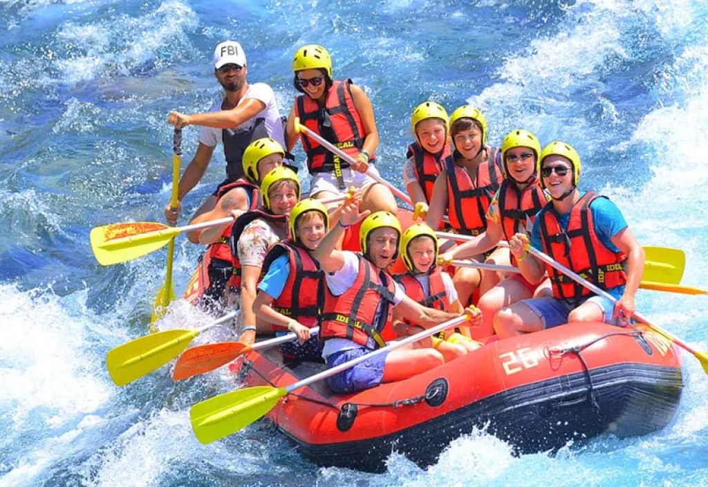 From Belek Rafting with Zipline or Safari Options