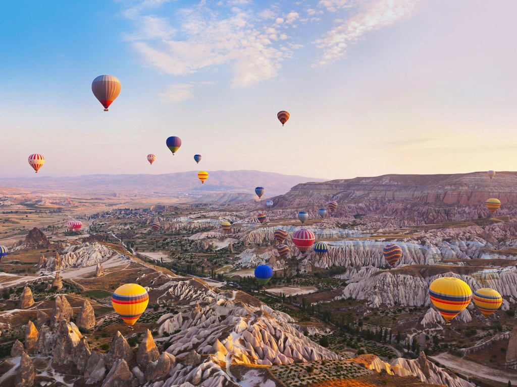 Turun Belon Panas Cappadocia dengan Pengambilan-Penghantaran