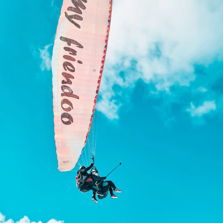 Parapanta în Cappadocia