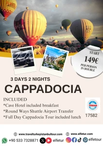 2 ночі 3 дні пакет туру в Кападокії