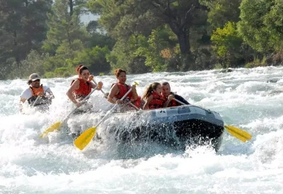 From Side Rafting with Zipline or Safari Options