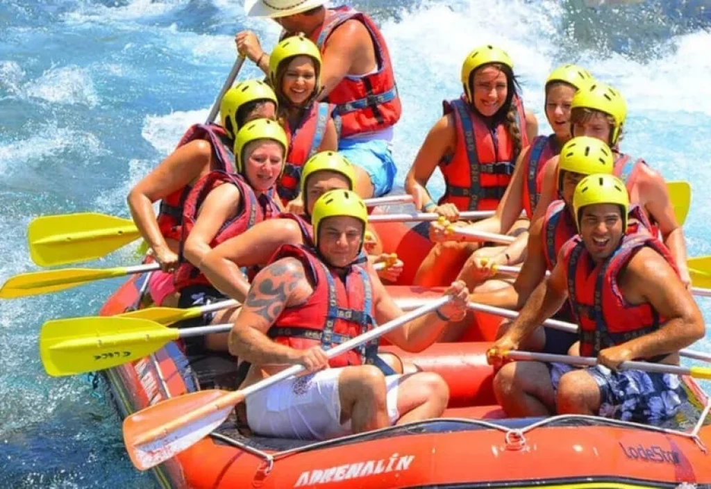 From Belek Rafting with Zipline or Safari Options
