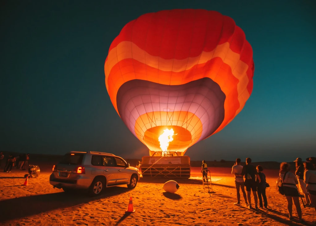 Passeio de Balão de Ar Quente em Dubai
