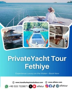 Tur Kapal Pribadi di Fethiye Ölüdeniz – Berenang di Teluk Tersembunyi, Makan Siang Termasuk