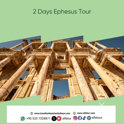 Paket Tur Ephesus 2 Hari dari Istanbul – 1 Malam Hotel di Izmir + Penerbangan Domestik + Tur Ephesus...