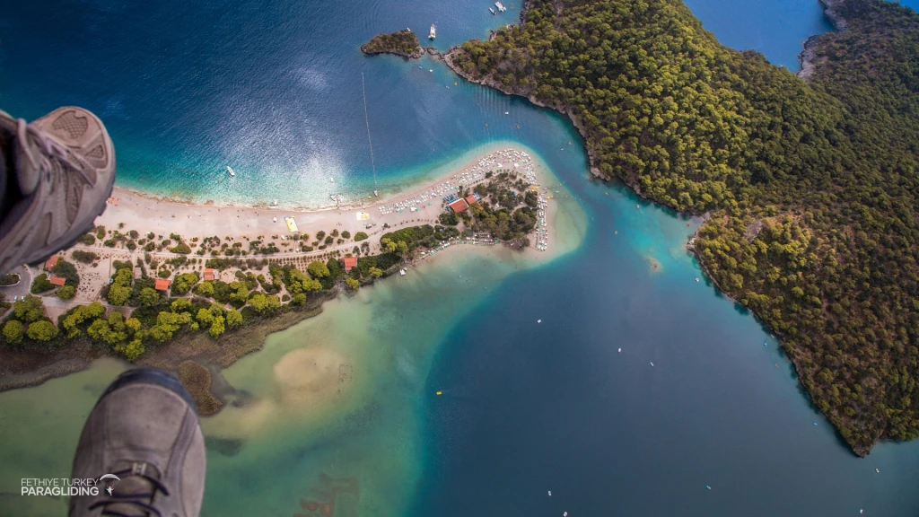 Sunset Paragliding Over Oludeniz Fethiye