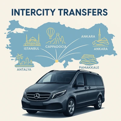 Intercity transferi do Kapadokije – privatne i udobne vožnje