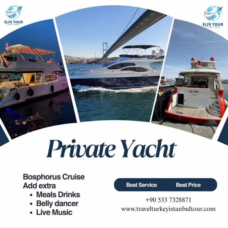 Private Yacht Tour in Istanbul – Tailored Just for You
