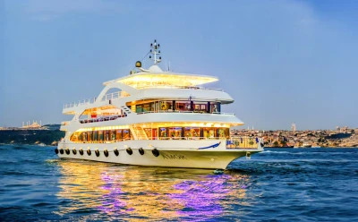 Croisière sur le Bosphore avec dîner et divertissement (boissons sans alcool illimitées)