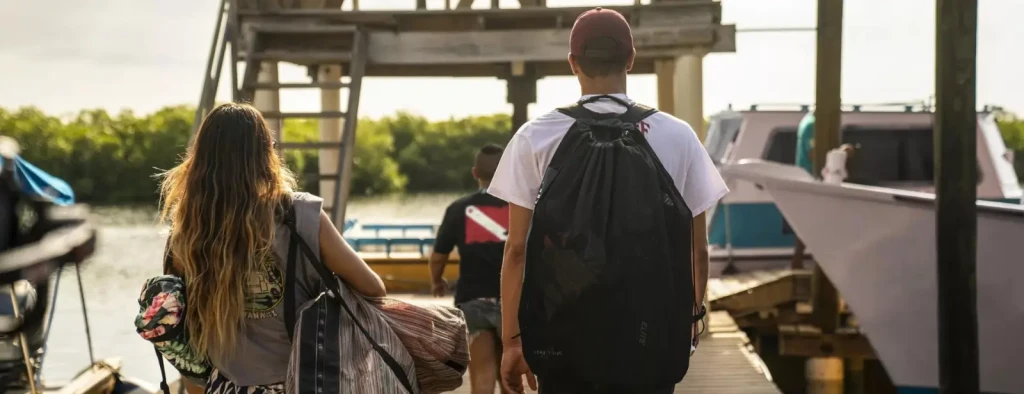 Plongée en bouteille avec vue sur le Burj Khalifa