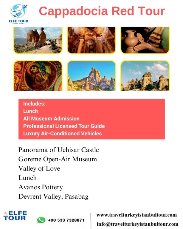 Cappadocia Red Tour (North Tour)