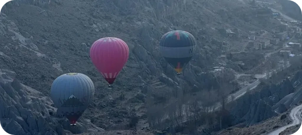 काप्डोक्या सोğanlı घाटी बैलून टूर