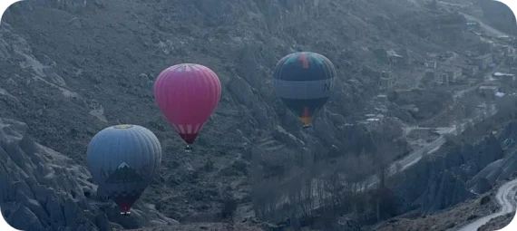Kapadokya Soğanlı Vadisi Balon Turu – Gün Doğumu & Eşsiz Manzaralar
