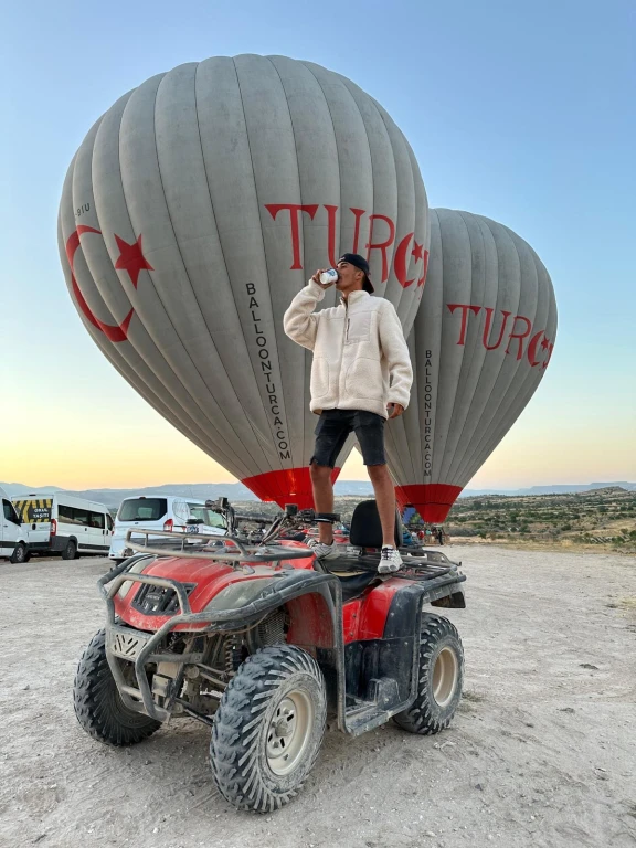 "Tour de ATV nas Três Belezas de Ürgüp 2 Horas ao Amanhecer"