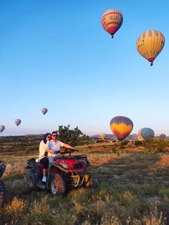 "Tour de ATV nas Três Belezas de Ürgüp 2 Horas ao Amanhecer"