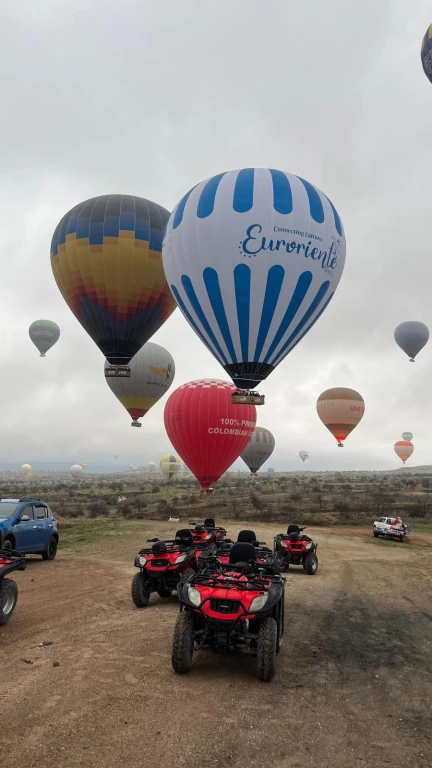 "Tour de ATV nas Três Belezas de Ürgüp 2 Horas ao Amanhecer"