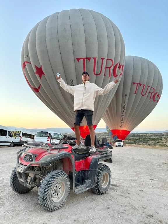 "Tour de ATV nas Três Belezas de Ürgüp 2 Horas ao Amanhecer"