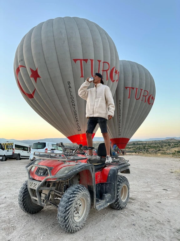 "Tour de ATV nas Três Belezas de Ürgüp 2 Horas ao Amanhecer"