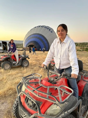 Tur ATV Menyaksikan Matahari Terbit Tiga Kecantikan Ürgüp Selama 2 Jam