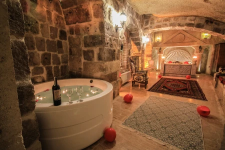 Kapadokya Casia Cave Hotel 105 | Otantik Cave Oda Deneyimi