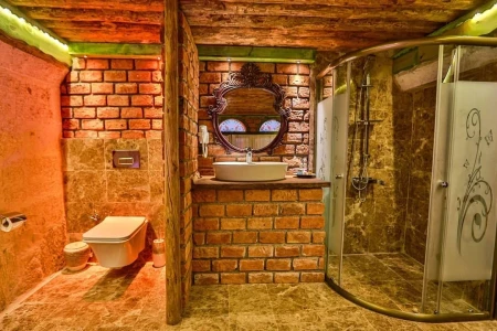 Kapadokya Casia Cave Hotel 107 | Balayına Özel Taş Oda