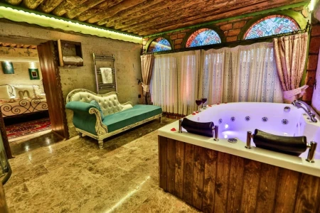 Kapadokya Casia Cave Hotel 107 | Balayına Özel Taş Oda