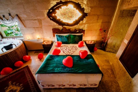 Kapadokya Balayı Paketi | Abraş Cave Hotel 204 Oda