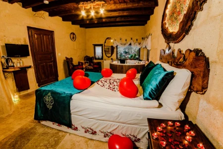 Kapadokya Balayı Paketi | Abraş Cave Hotel 204 Oda