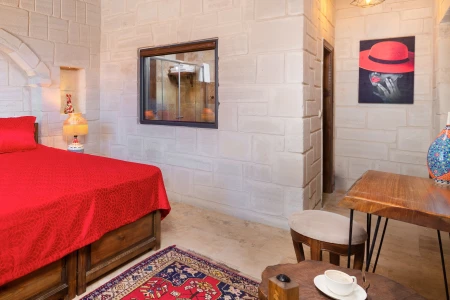 Kapadokya Balayı | Megaron Cave Hotel 101 Ortahisar Taş Oda