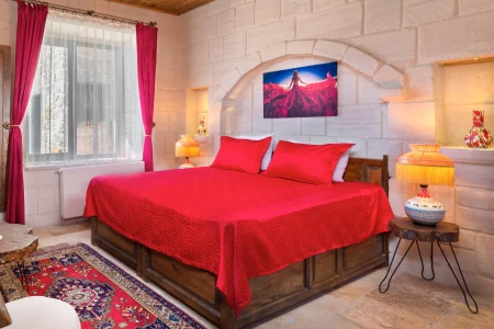 Kapadokya Balayı | Megaron Cave Hotel 101 Ortahisar Taş Oda