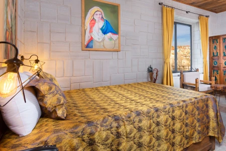 Kapadokya Balayı | Megaron Cave Hotel 104 Deluxe Taş Oda