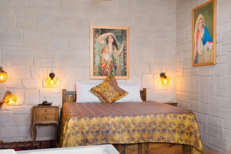 Kapadokya Balayı | Megaron Cave Hotel 104 Deluxe Taş Oda