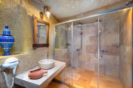 Megaron Cave Hotel 106 | Tam Mağara Balayı Odası