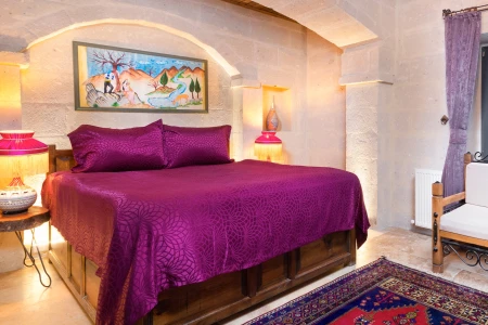 Kapadokya Balayı | Megaron Cave Hotel 107 Taş Oda