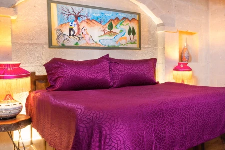 Kapadokya Balayı | Megaron Cave Hotel 107 Taş Oda